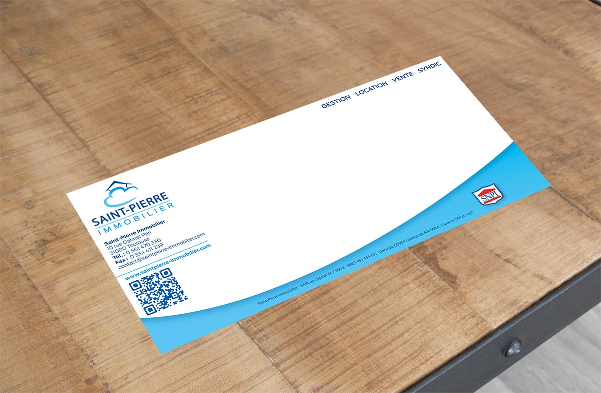 Impression de carte de correspondance personnalisée